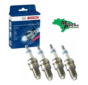 Vela de Ignição - (Blazer, Astra, Celta, Corsa, Meriva, Opala, S10, Mantana, Spin, Silverado, Zafira, Doblô, Ideia, Palio, Punto, Strada, Stilo, Siena, Cobalt e Omega) - Bosch WR 7 KC+